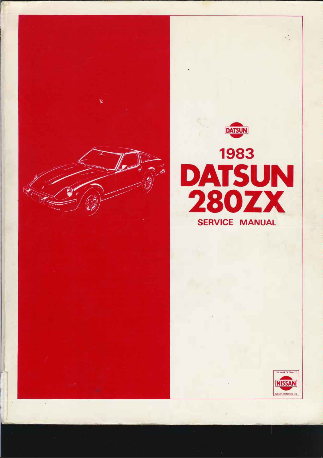 Nissan 280ZX 1983 User Manual