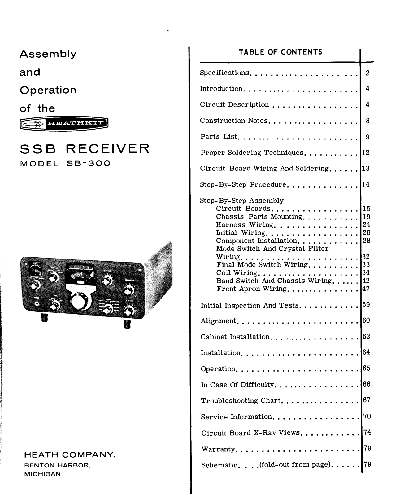 Heathkit sb 300 schematic