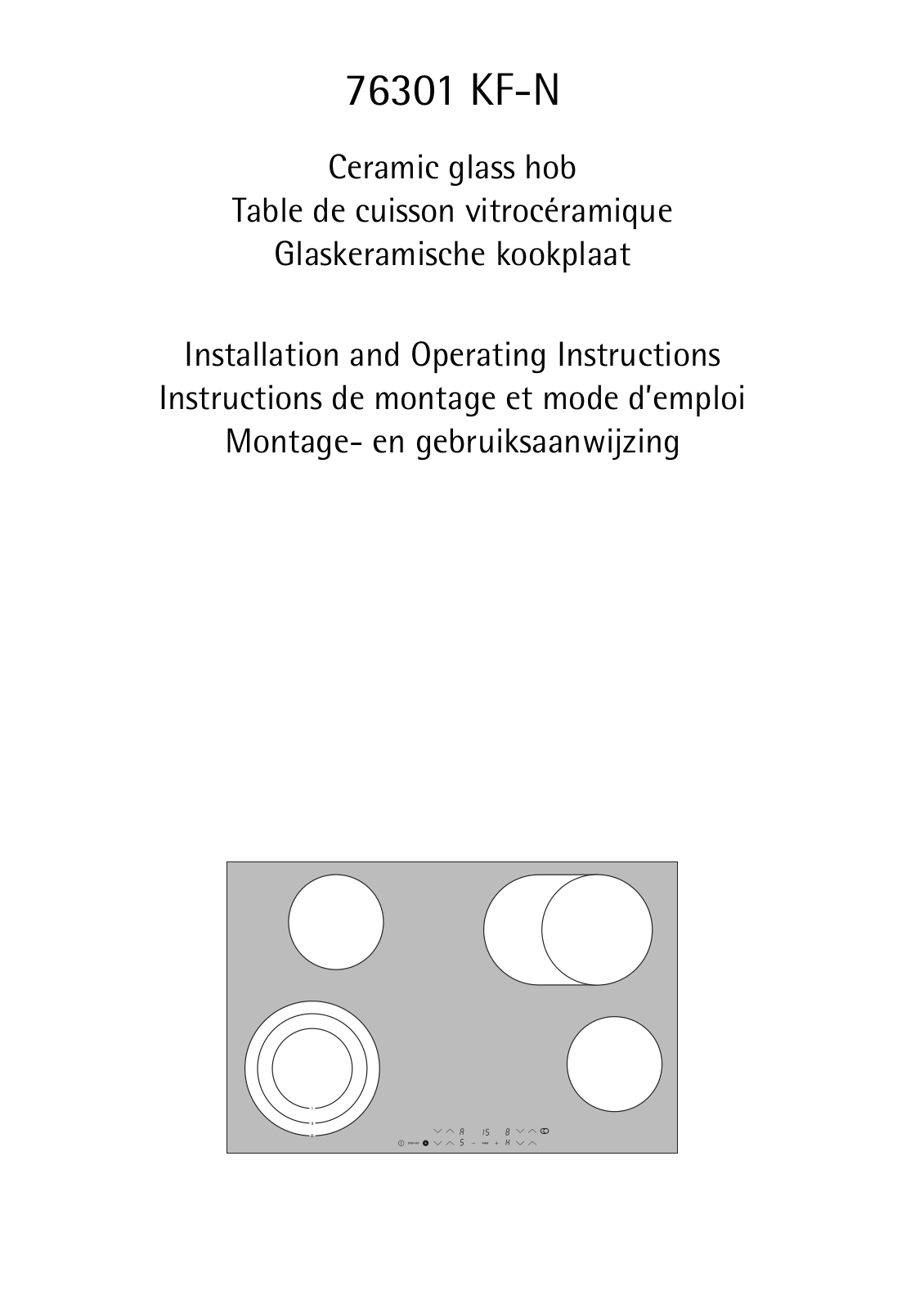 Aeg 76301 KF-N Operating Manual