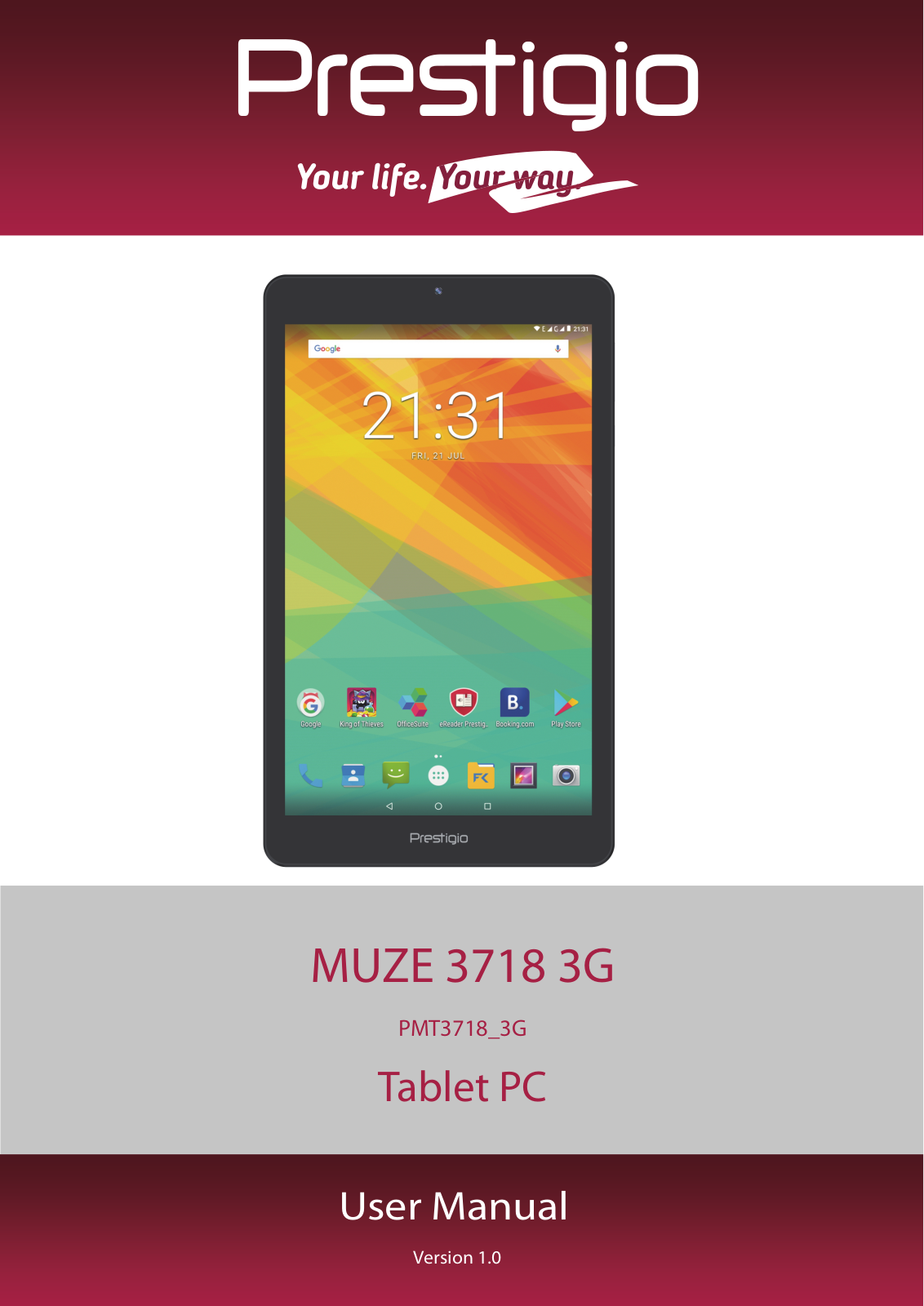 Prestigio MultiPad Muse 3718 3G User Manual