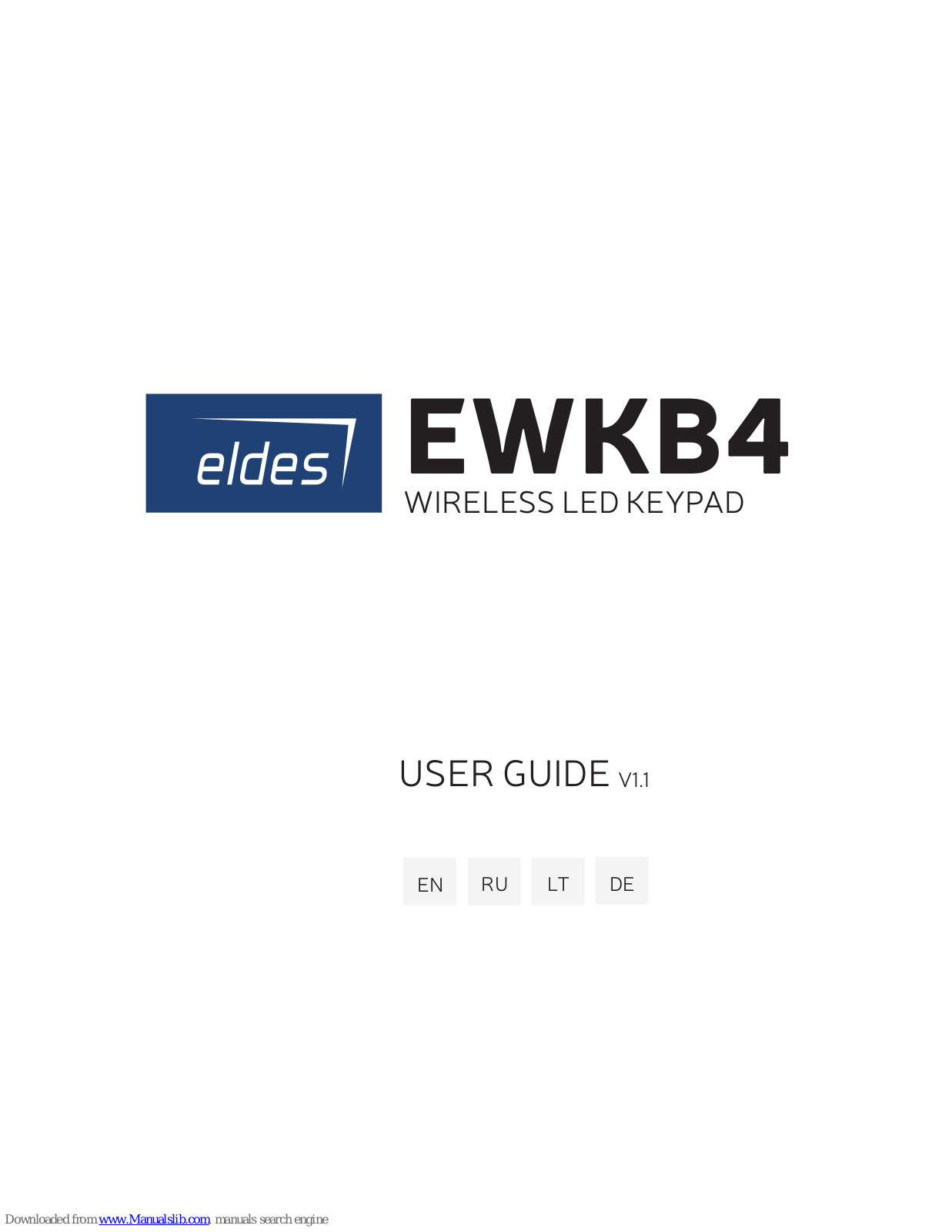 Eldes EWKB4 User Manual - ManualMachine.com