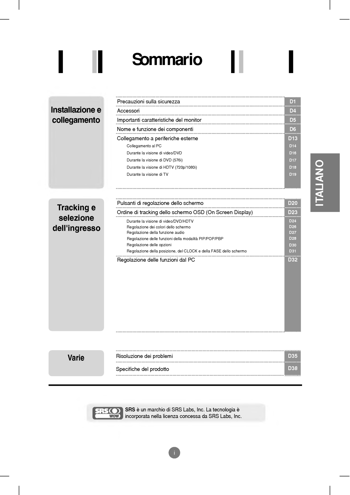 Lg L3010T User Manual