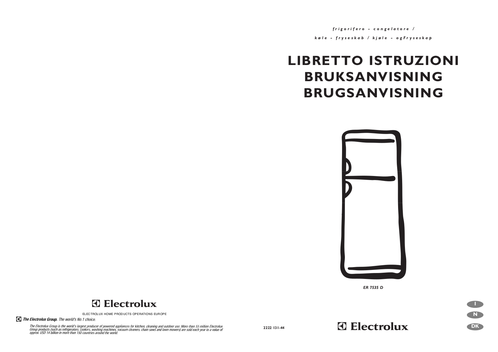 AEG ER7535D User Manual