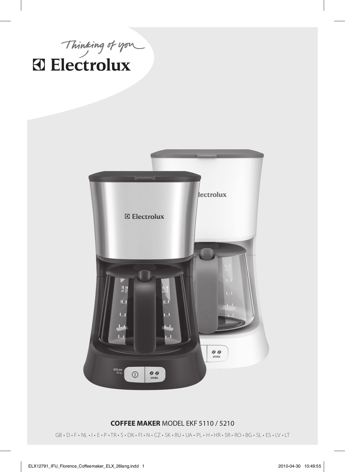 Electrolux EKF5110 User Manual