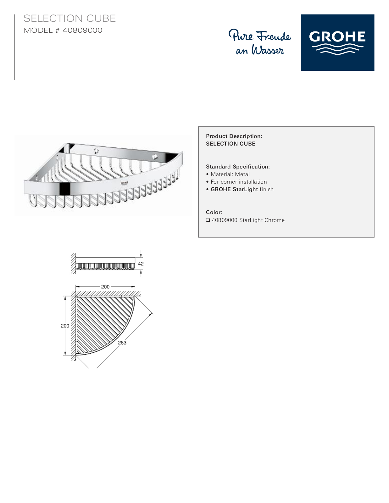 GROHE GRH5519 Specifications - ManualMachine.com