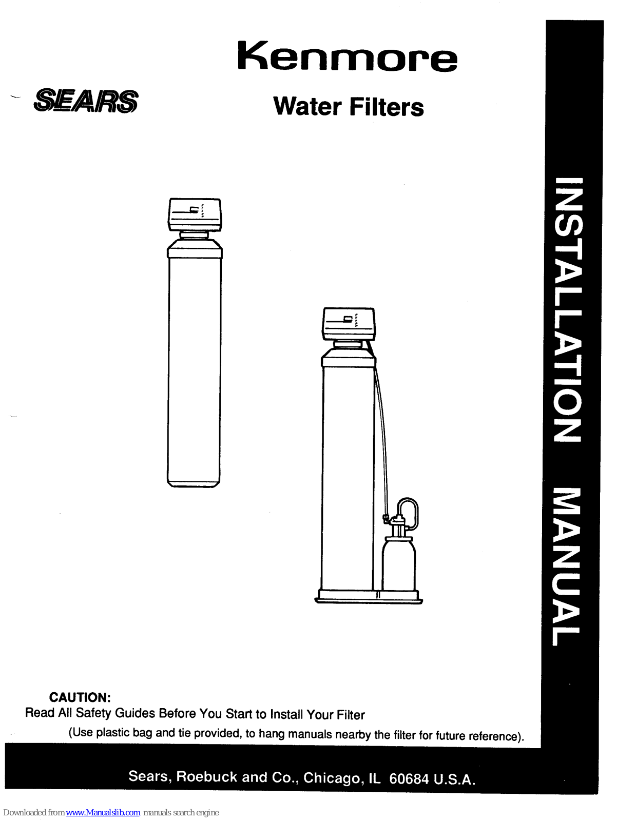 Kenmore INSTALL-OF-SPECIALTY-SYSTEM Installation Manual