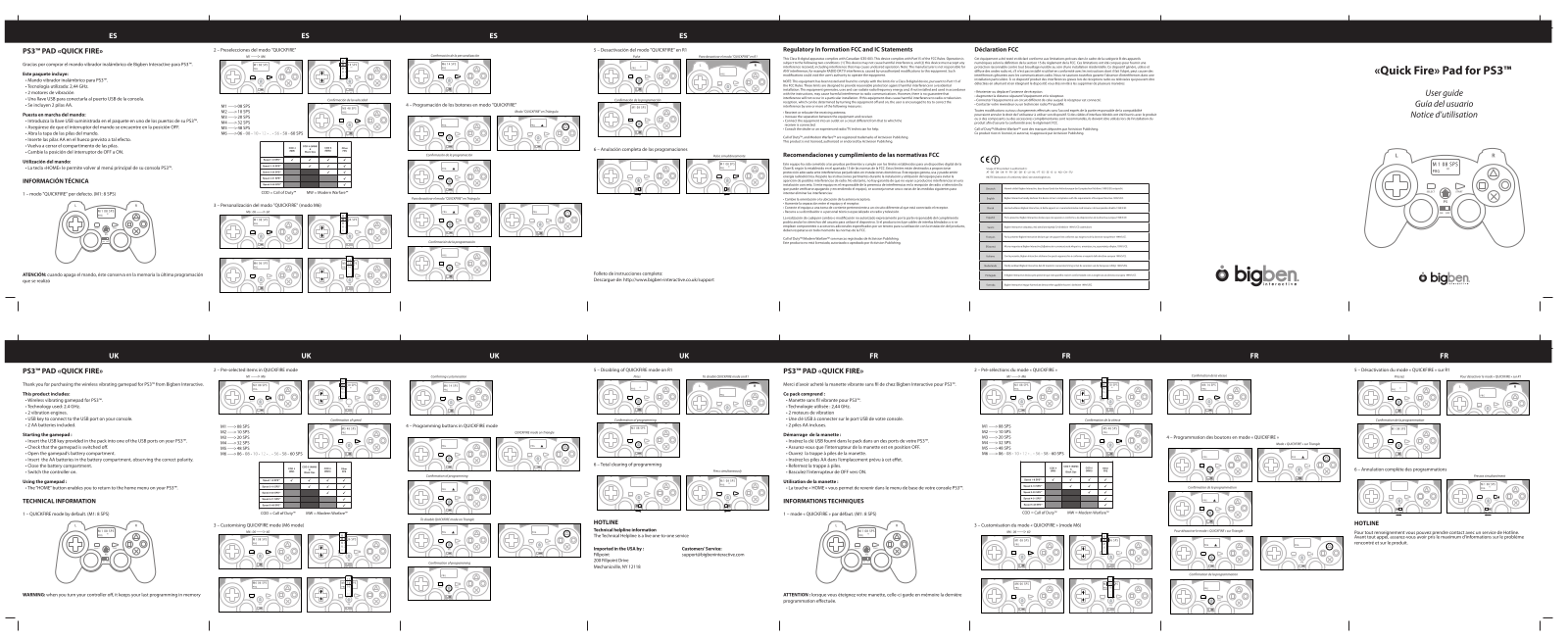 Bigben Interactive 4316T, 4316R Users Manual