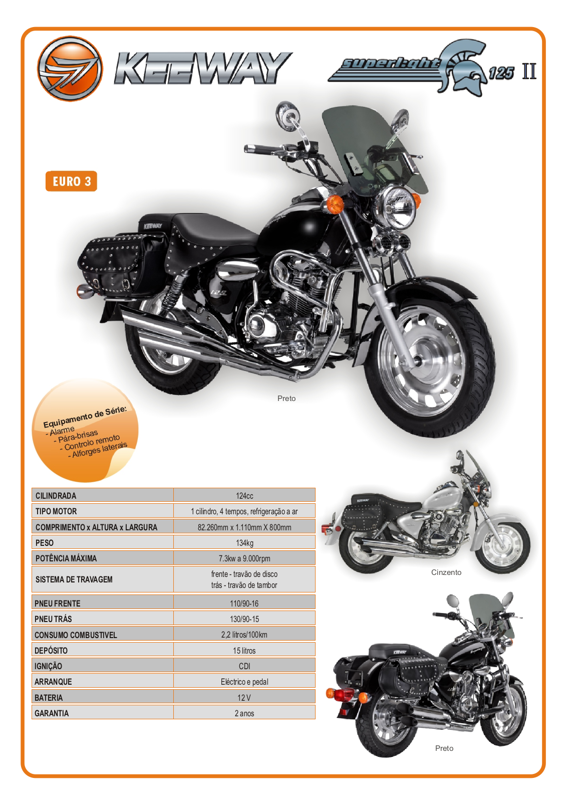 Keeway SUPERLIGHT 125 II Brochure