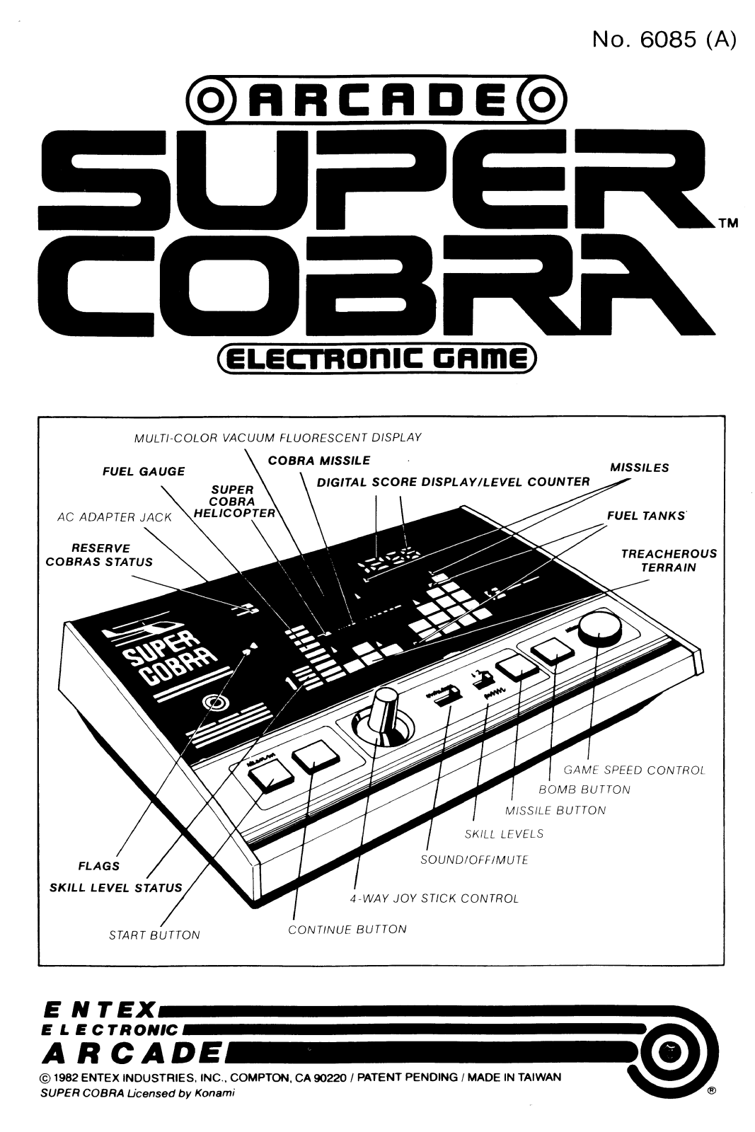 Entex Super Cobra User Guide