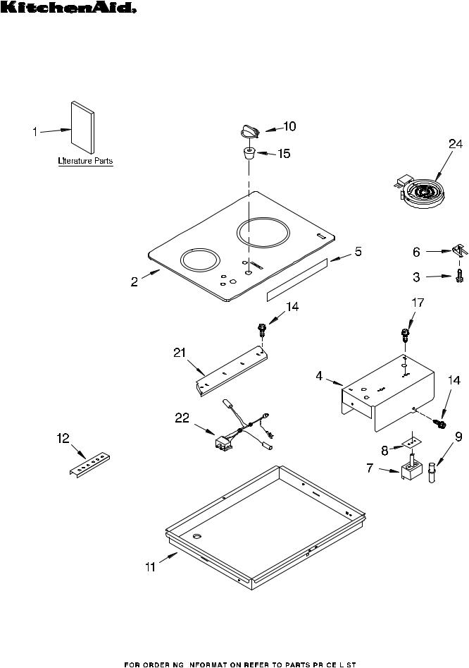 KitchenAid KECC056RBL00 Parts List