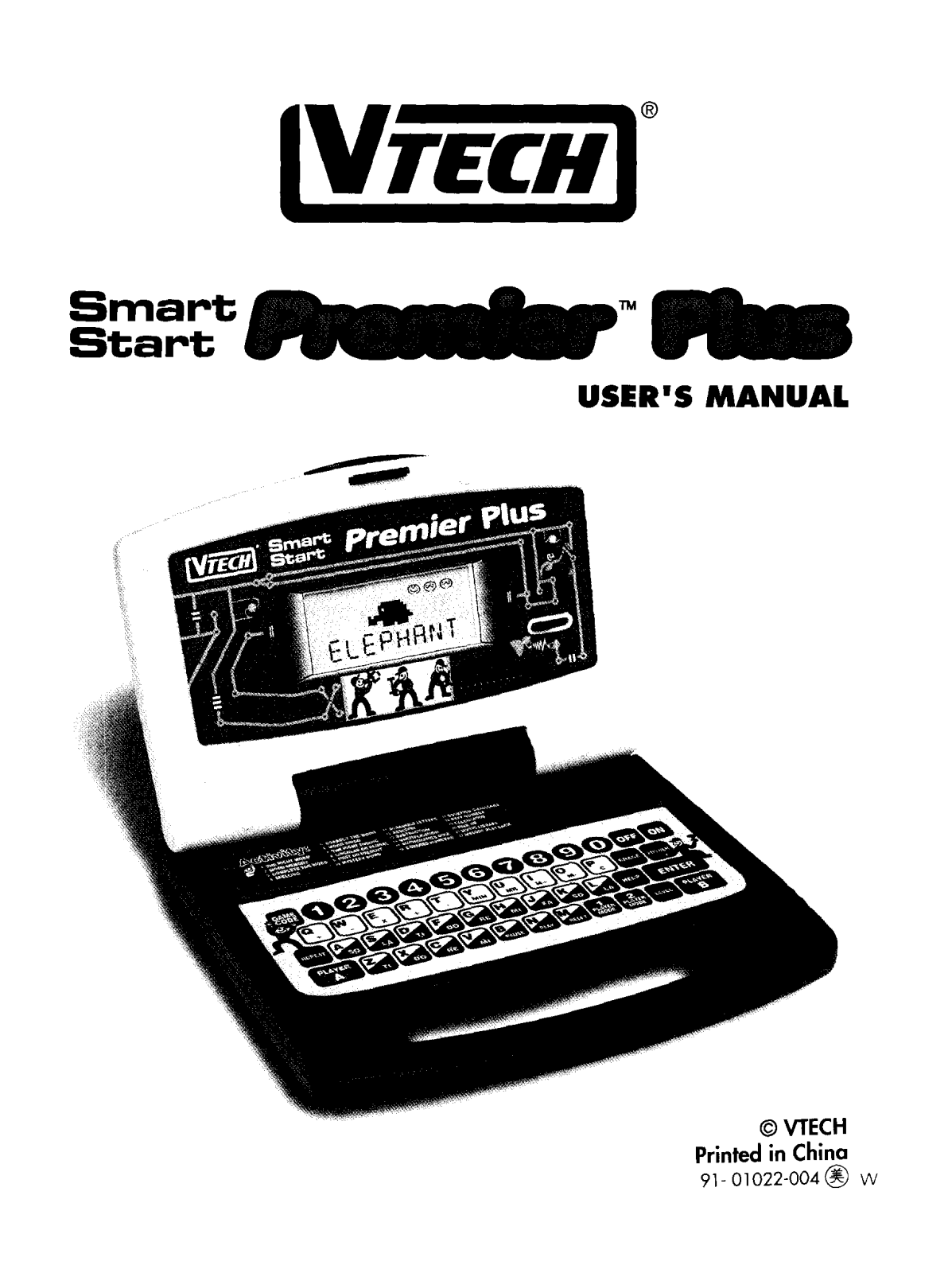 Vtech SMART START PREMIER PLUS User Manual