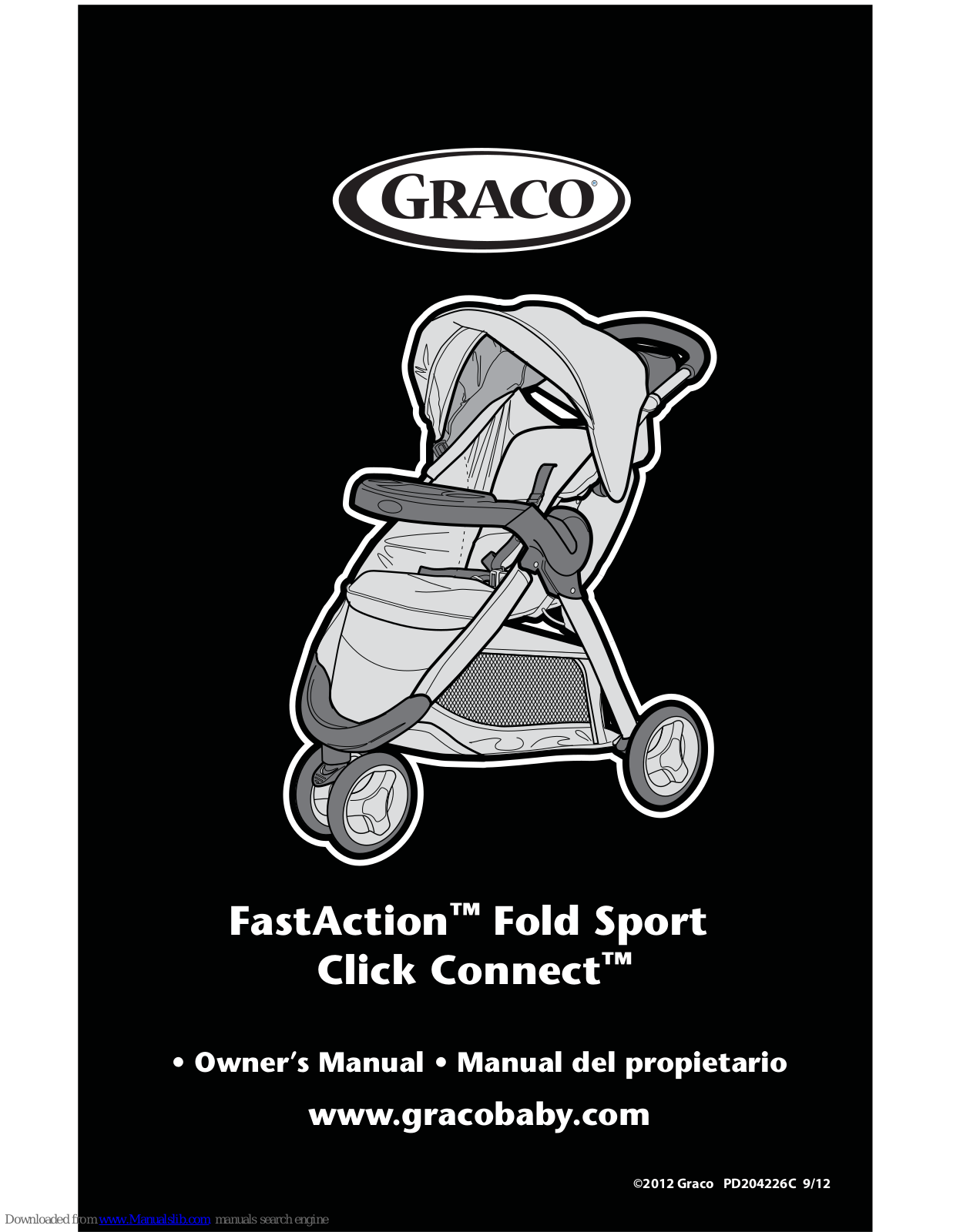 Graco FastAction Fold Sport Click Connect Owner's Manual