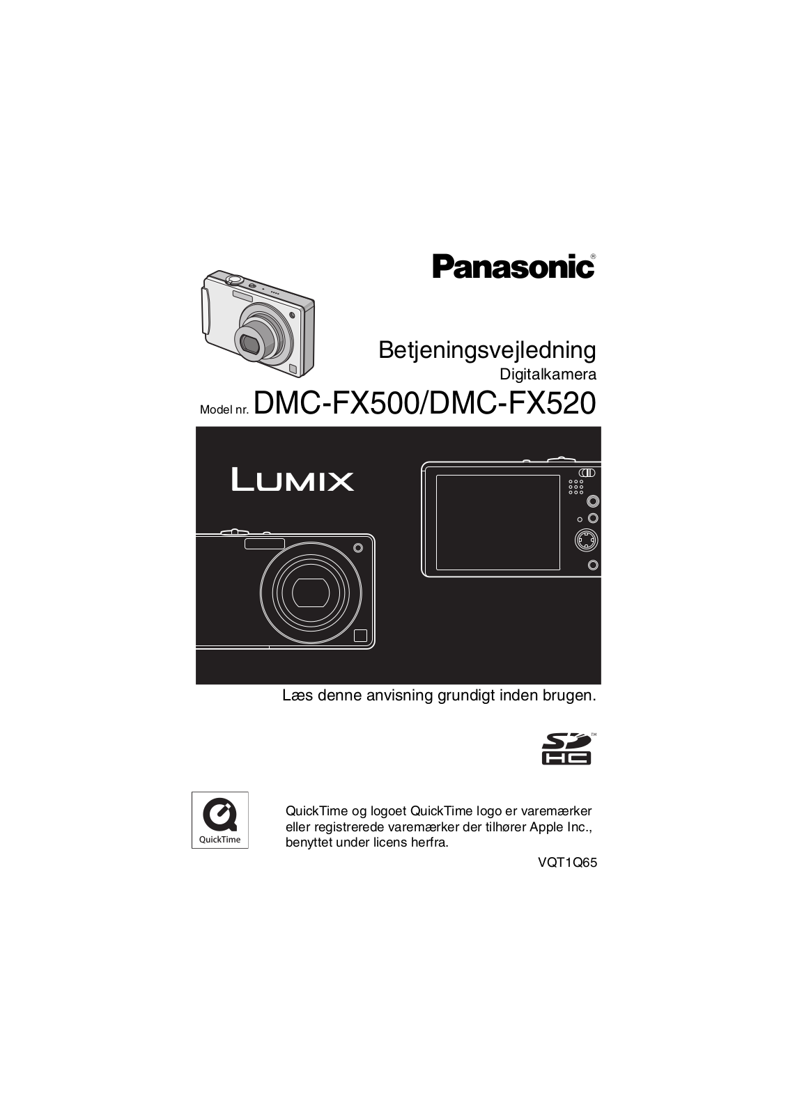 Panasonic LUMIX DMC-FX520, LUMIX DMC-FX500 User Manual