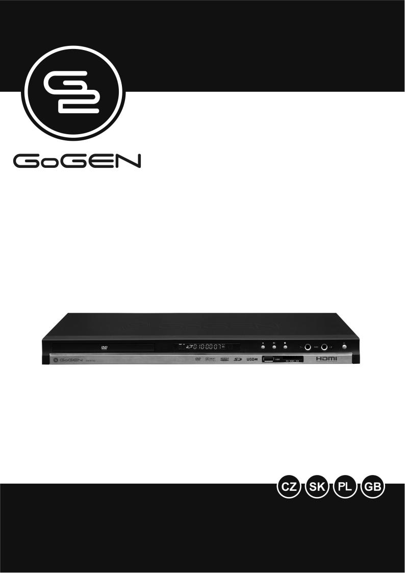 GoGEN DXHS 722 User Manual