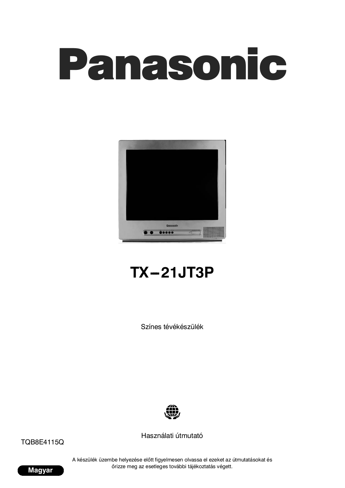 Panasonic TX21JT3P User Manual