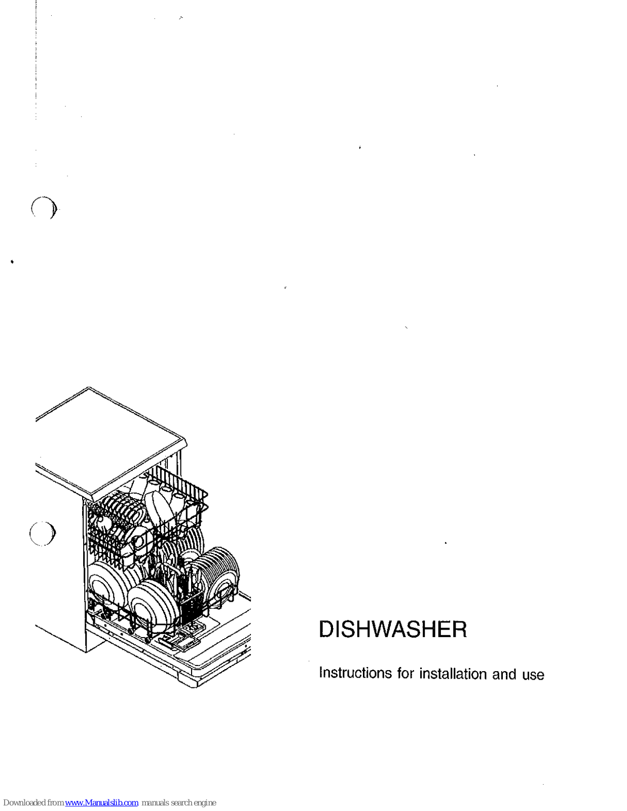 Smeg Dishwasher DWI710, ST660 Instructions For Installation And Use Manual