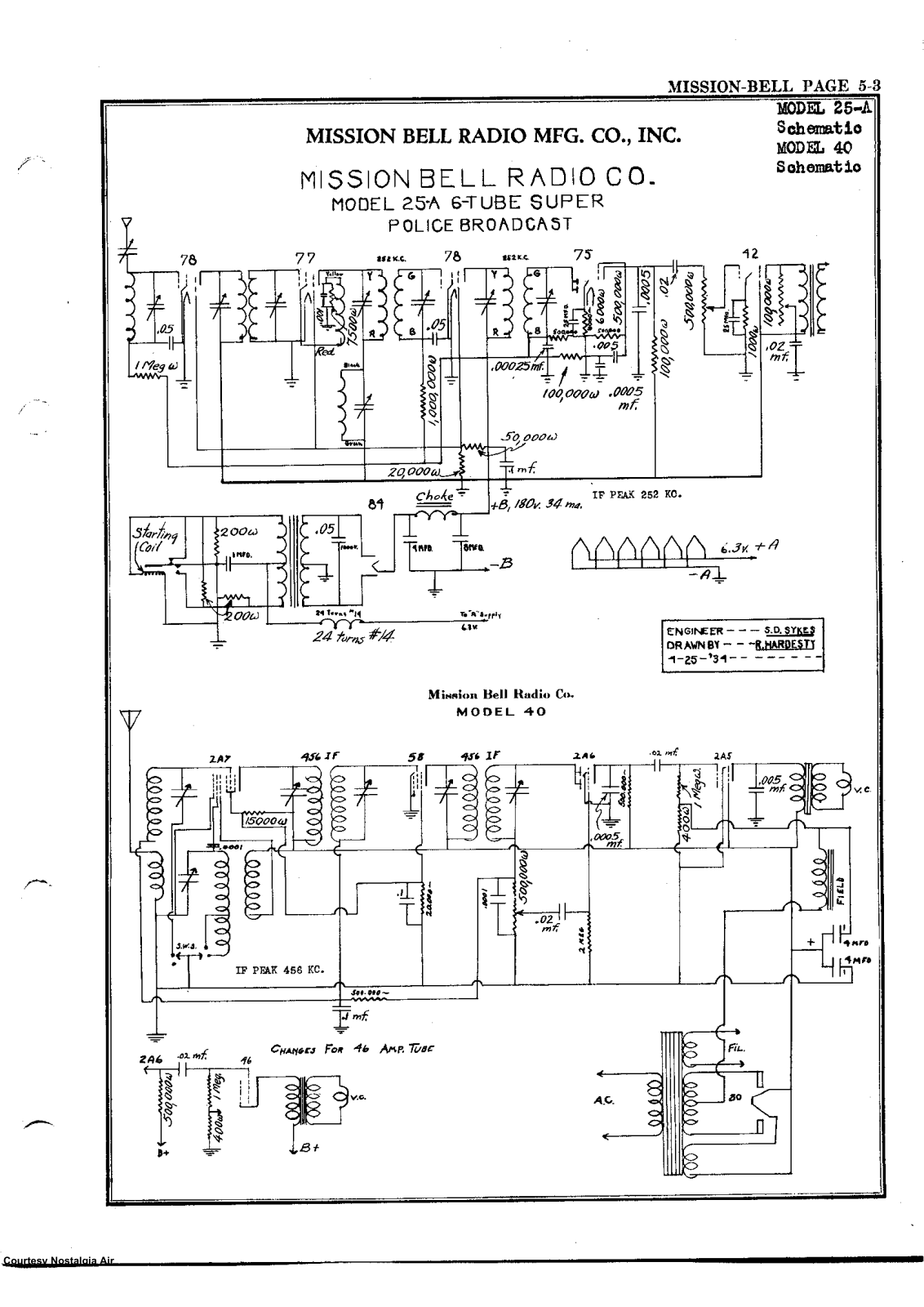 Mission Bell Radio 40 Schematic - ManualMachine.com