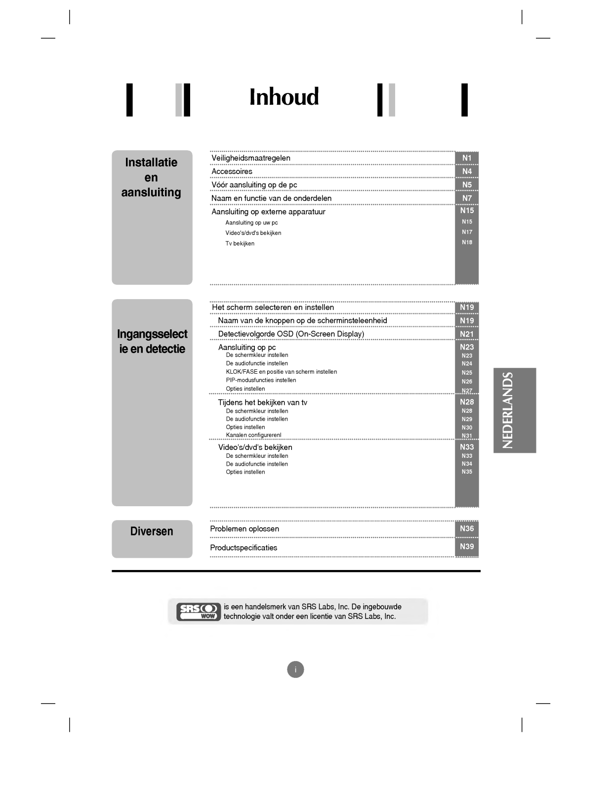 Lg L173ST, L193ST User Manual