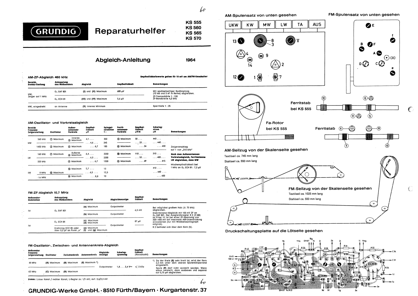 Grundig KS-560 Service Manual