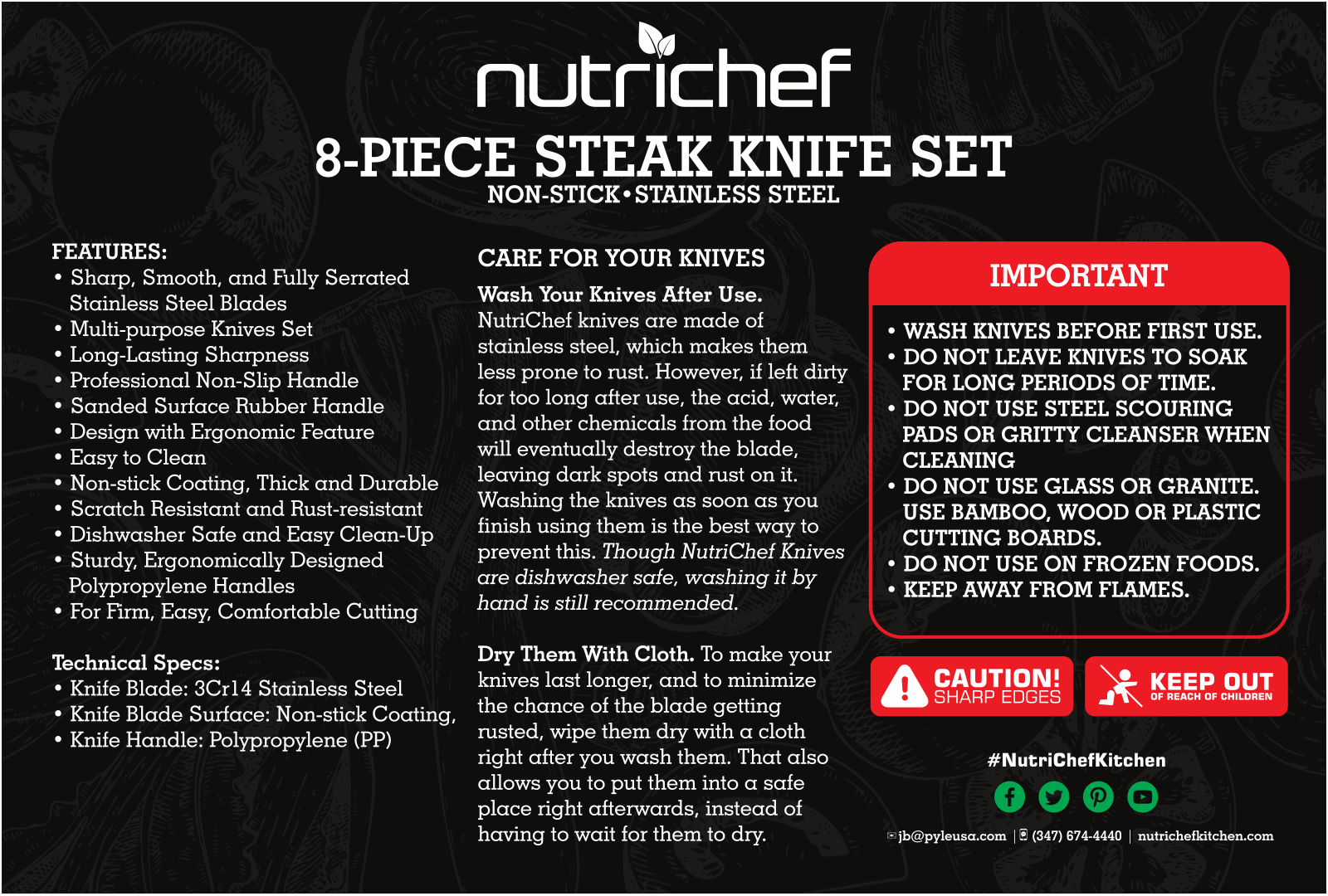 NutriChef NCSK8RED, NCSK8BK, NCSK8BW, NCSK8GY, NCSK8GE User guide - ManualMachine.com