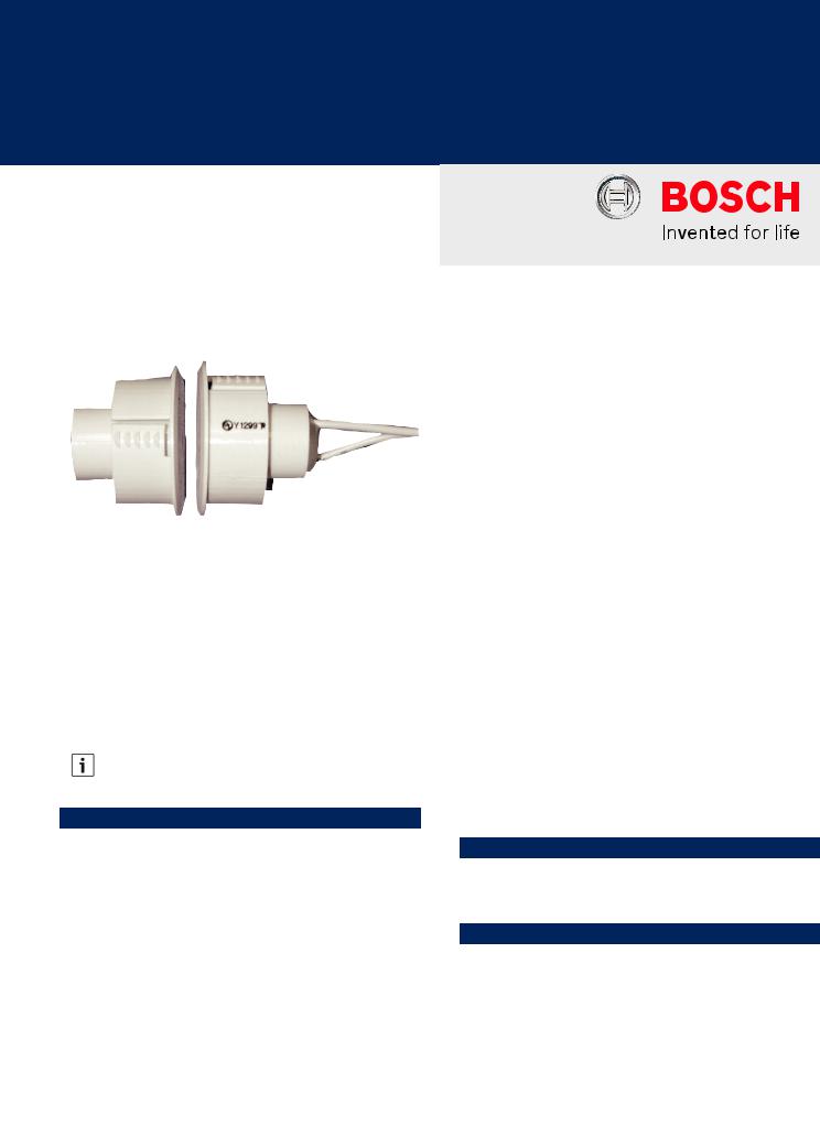 Bosch ISN-CSD80-W, ISN-CSD70-W Specsheet