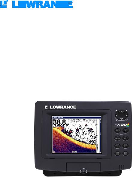 Lowrance electronic LCX-20C User Manual