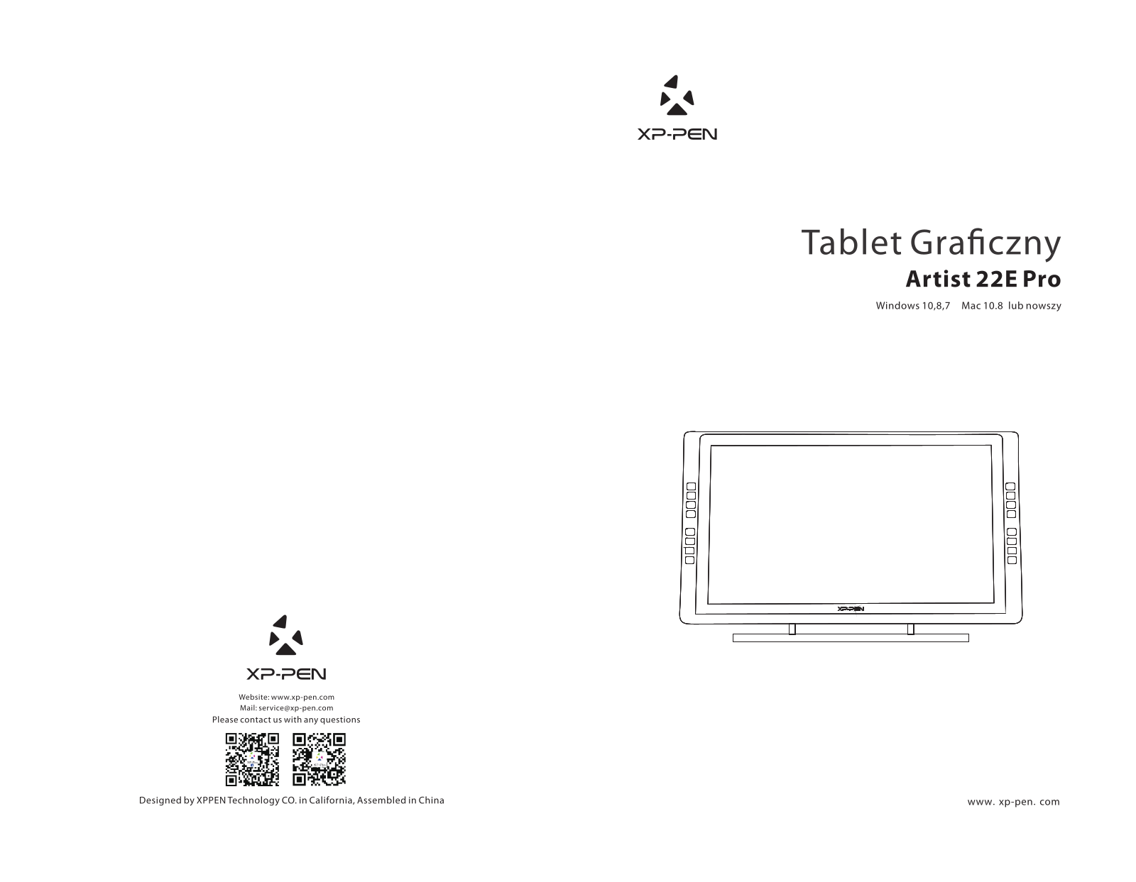 XP-Pen Artist 22E Pro User Manual