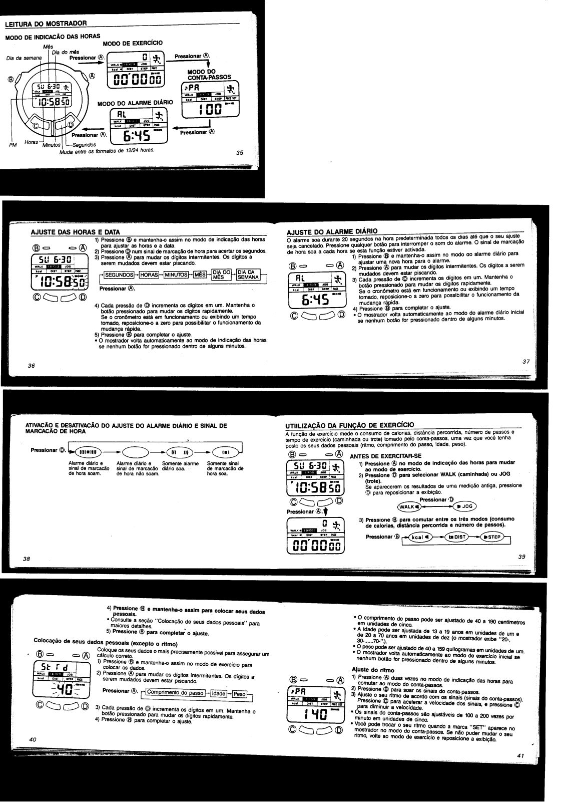 Casio QW-880 Instructions Manual