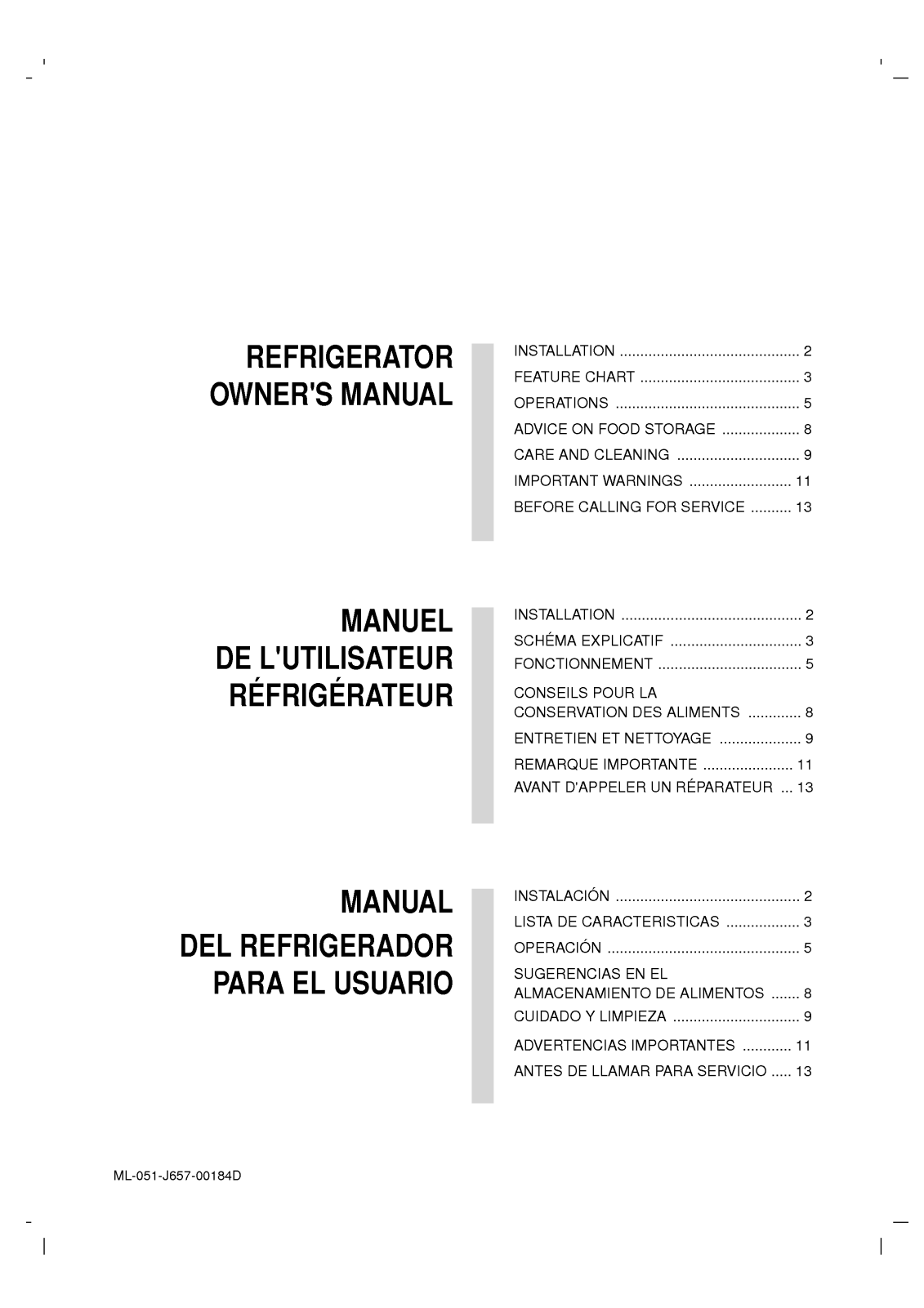 LG SRF 370 User Manual