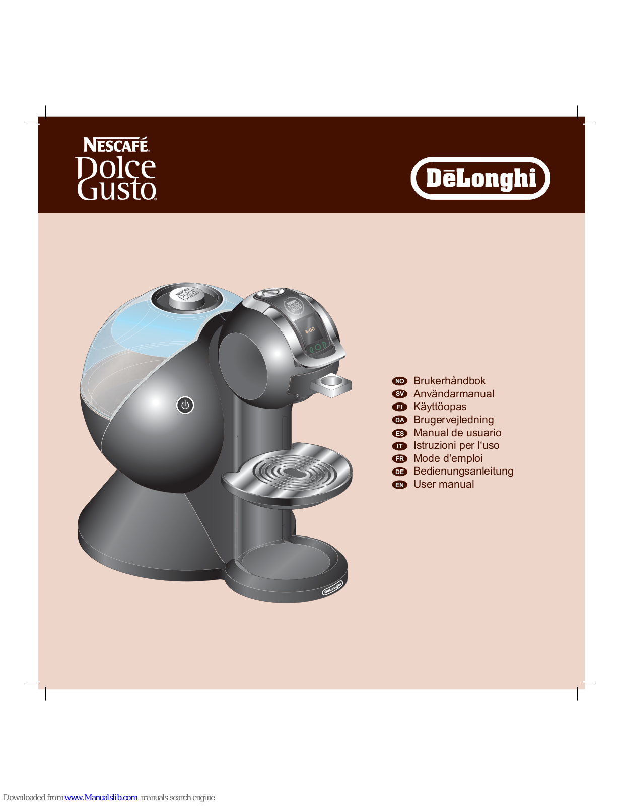 Delonghi EDG 736 User Manual