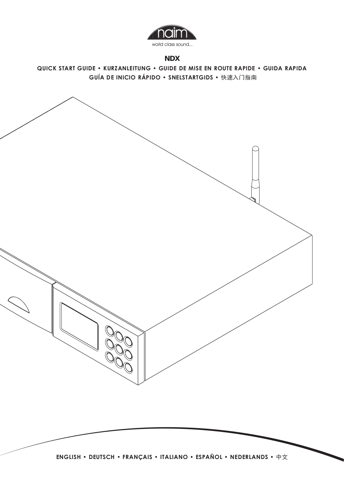 Naim NDX BROCHURE