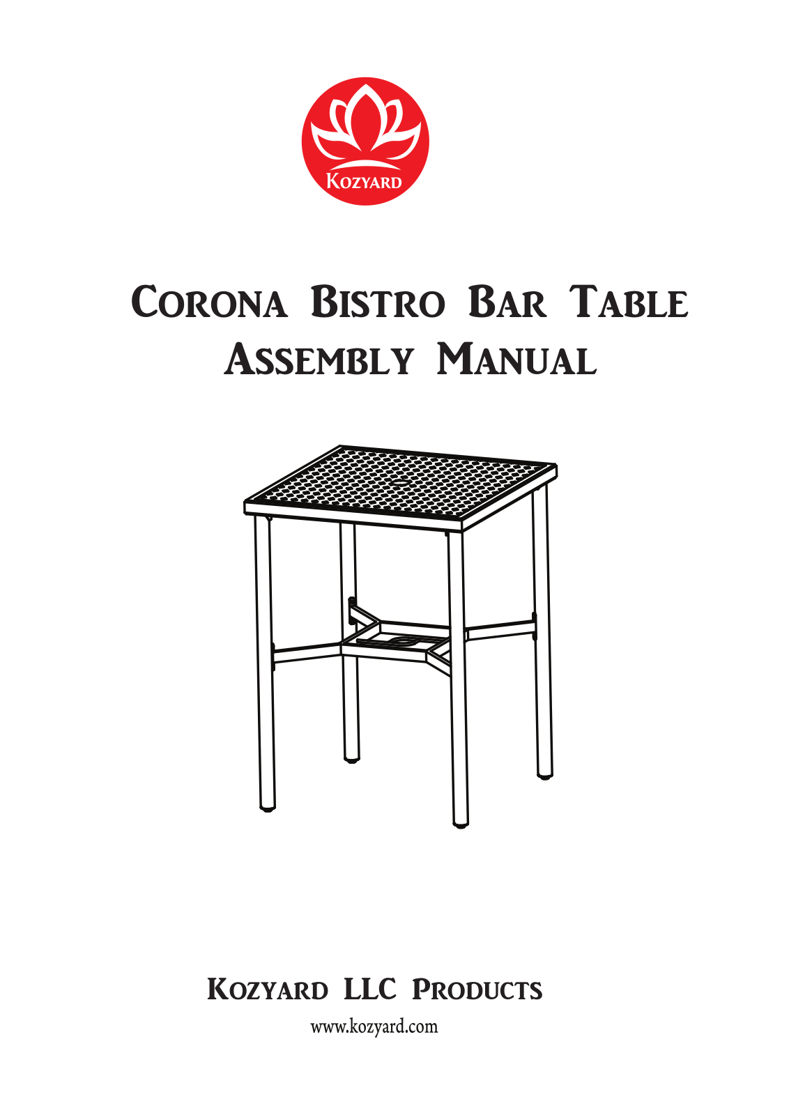 Kozyard Corona Assembly Manual