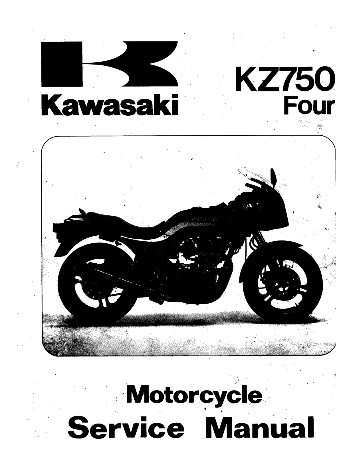 Kawasaki Kz750 Four, Kz750 Service Manual