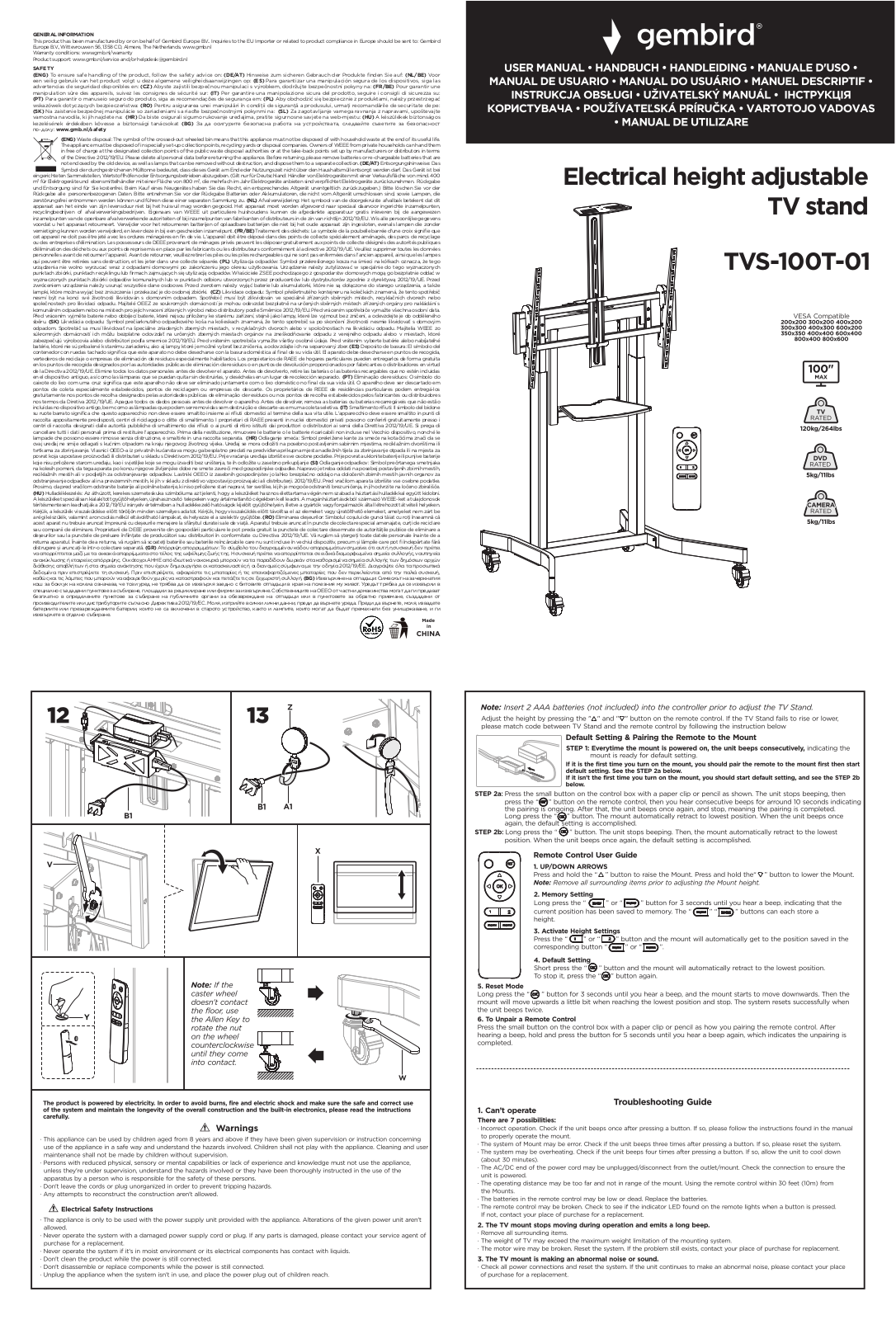 GEMBIRD TVS-100T-01 User guide - ManualMachine.com