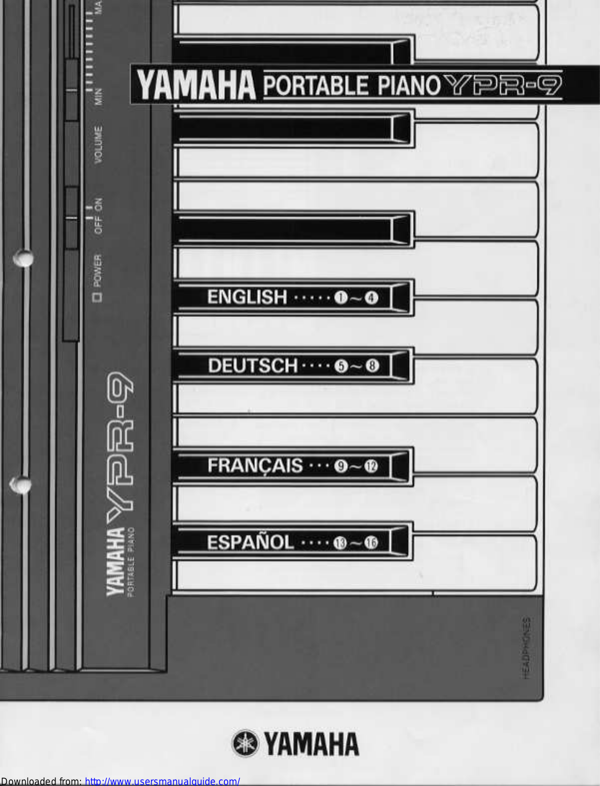 Yamaha Audio YPR-9 User Manual