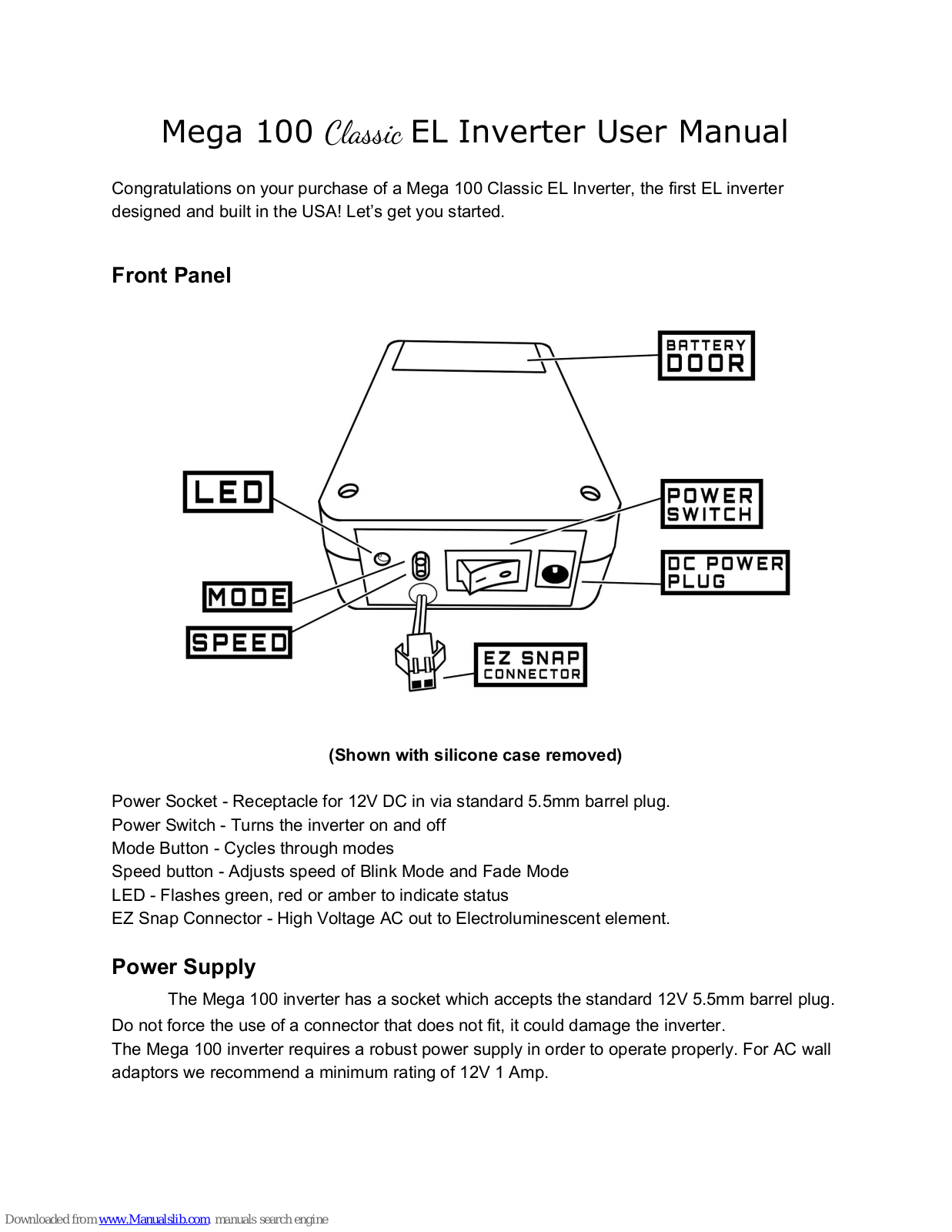Ellumiglow Mega 100 Classic User Manual - ManualMachine.com