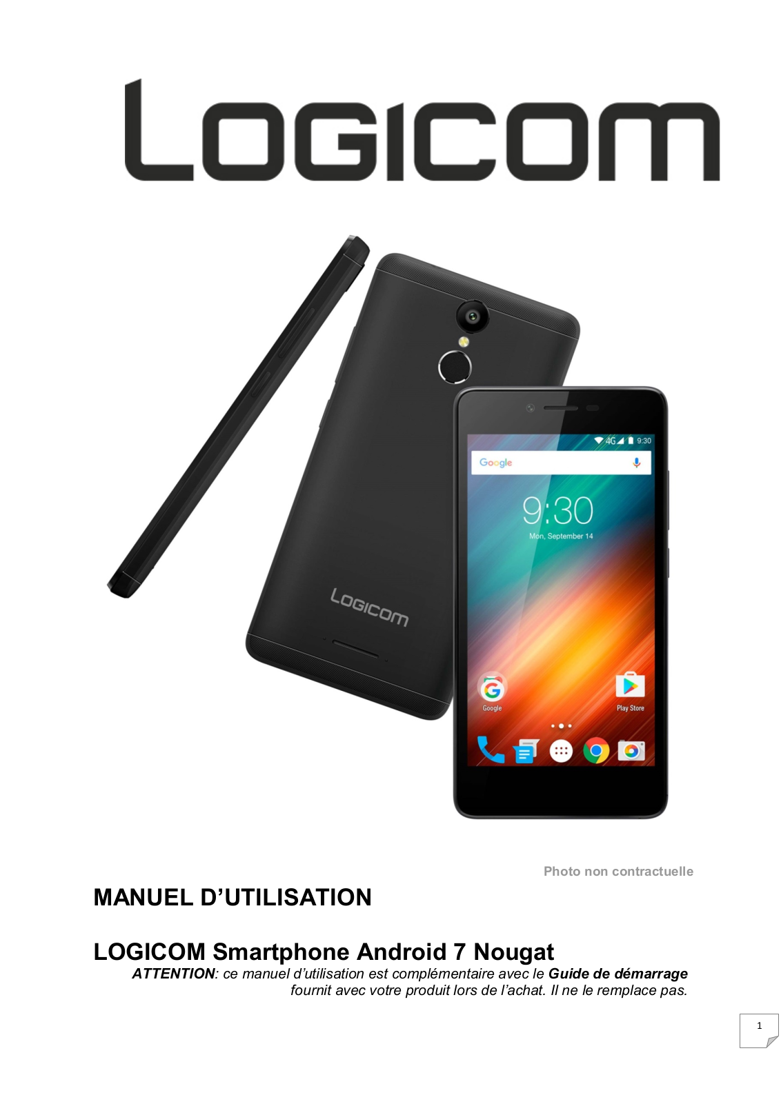 LOGICOM Android 7.0 Instruction Manual