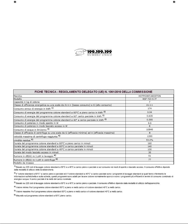 Hotpoint Ariston RSF 723 S IT User Manual