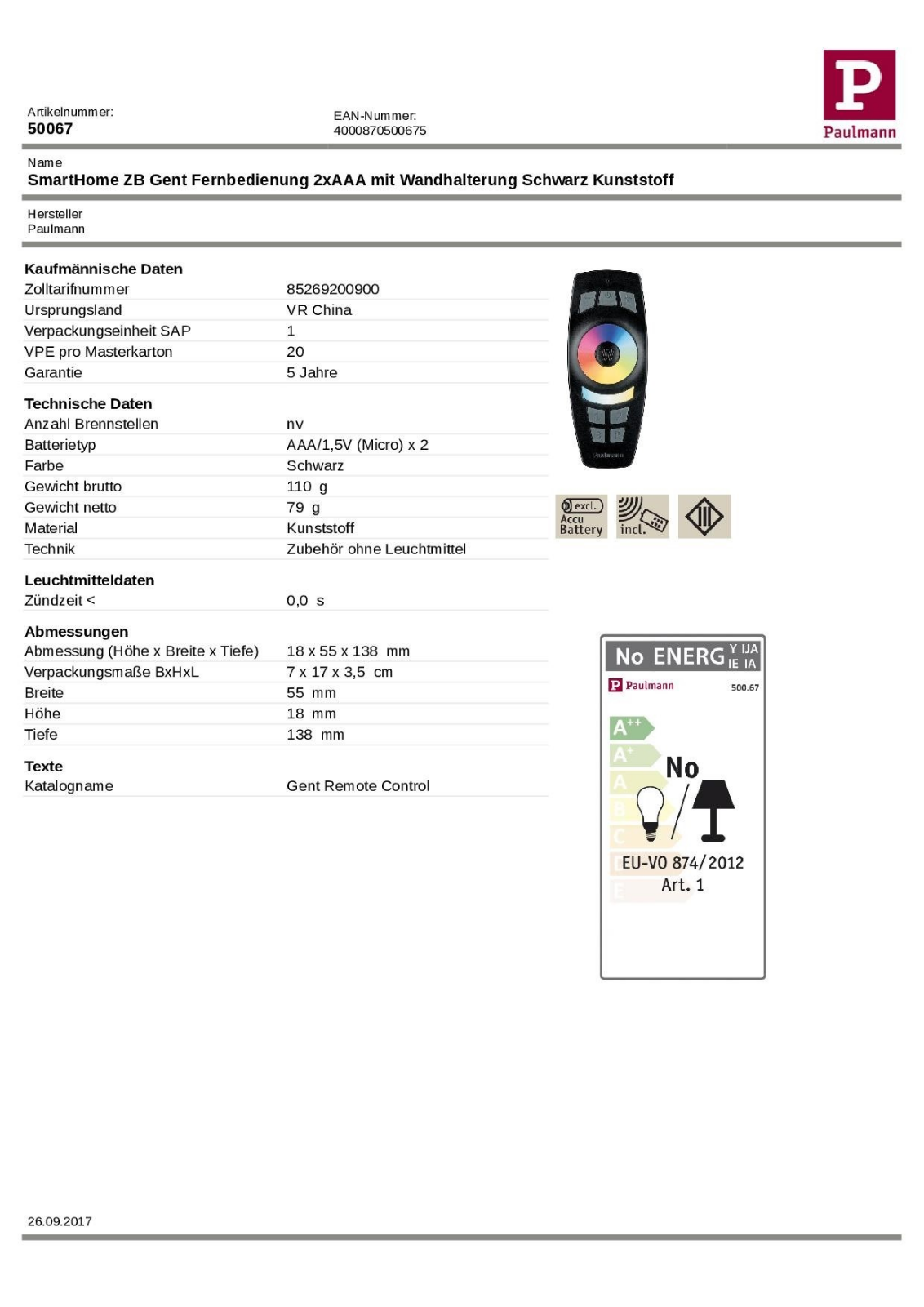 PAULMANN PLM 50067 Datasheet - ManualMachine.com