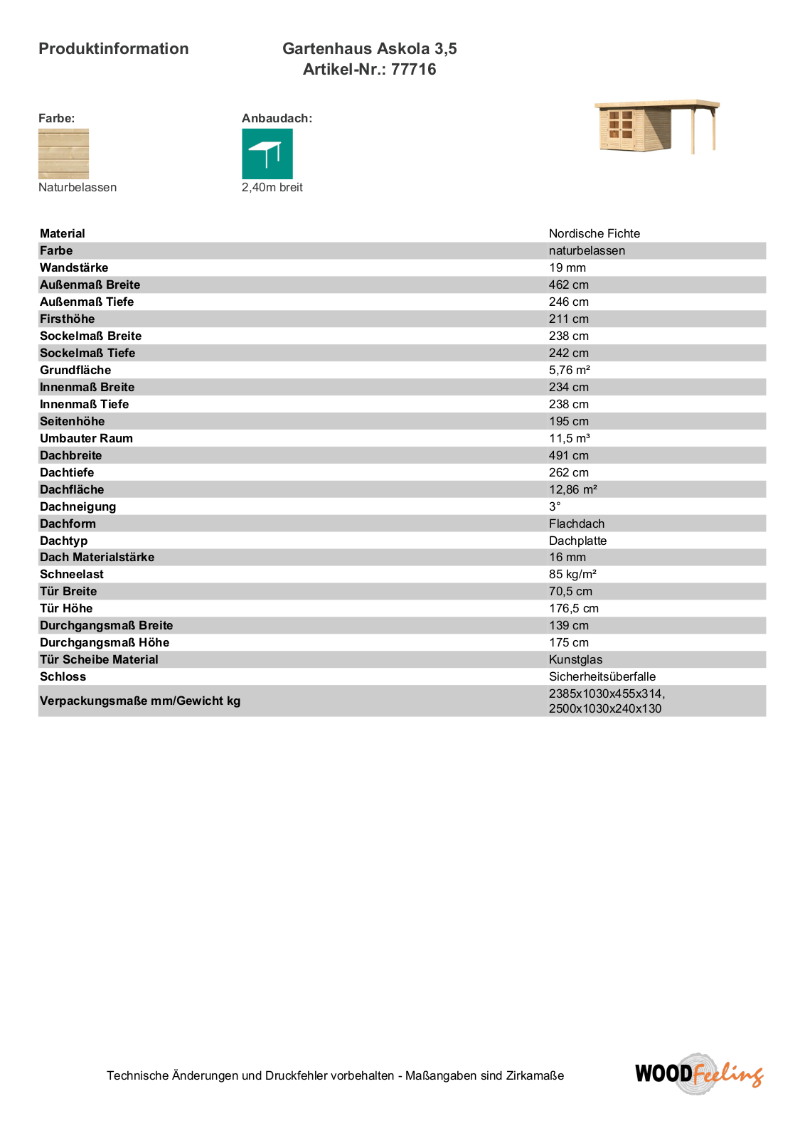 Karibu 77716 User Manual