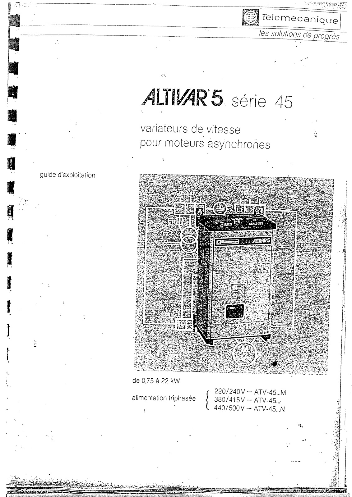 TELEMECANIQUE ALTIVAR 5 User Manual