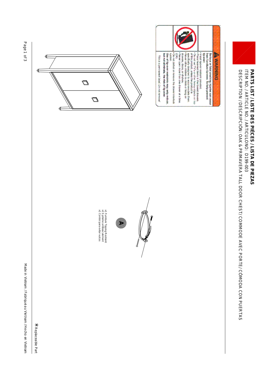 HomeFare D199003 Assembly Guide - ManualMachine.com