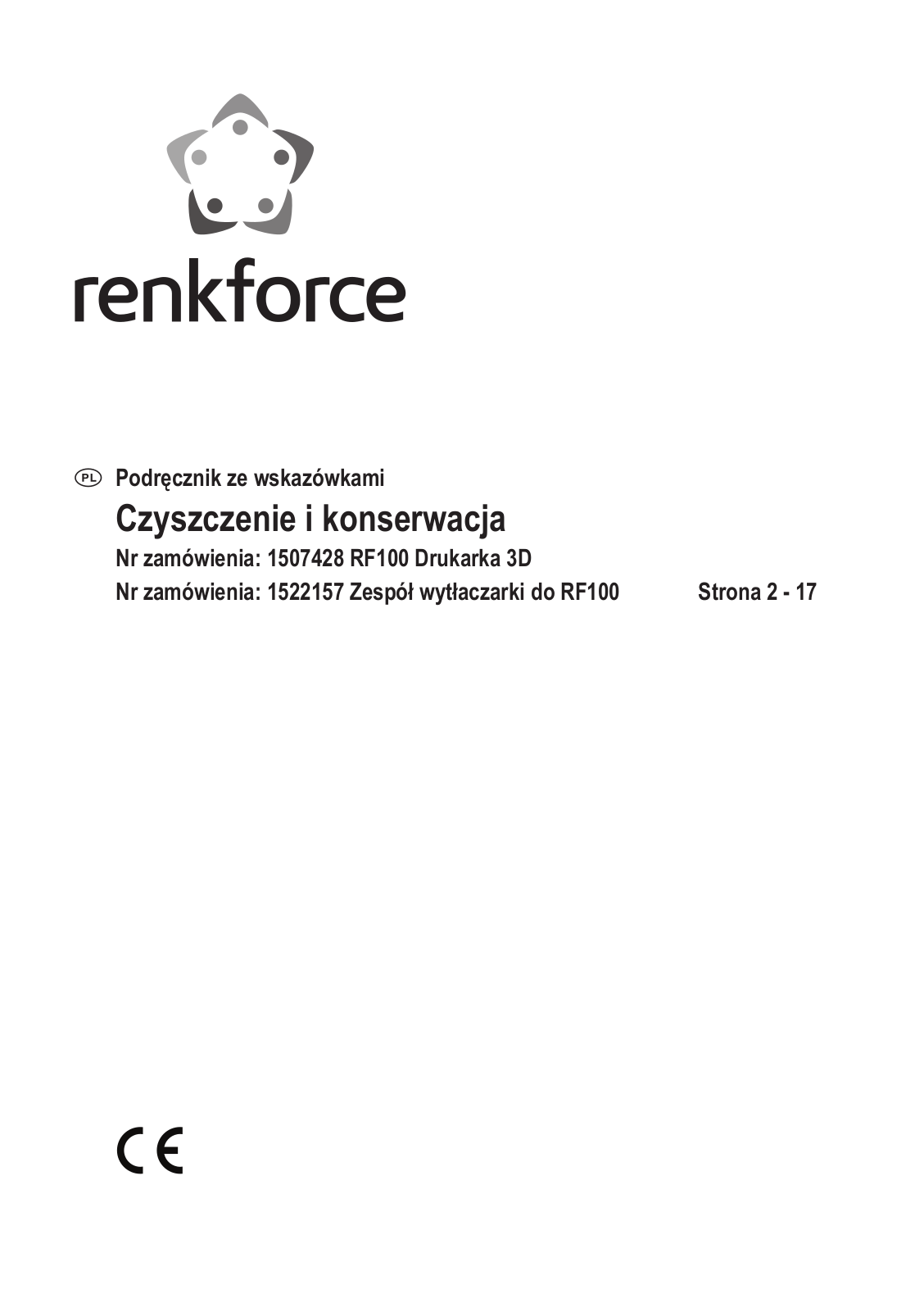 Renkforce 1507428, 1522157 Operating Instructions