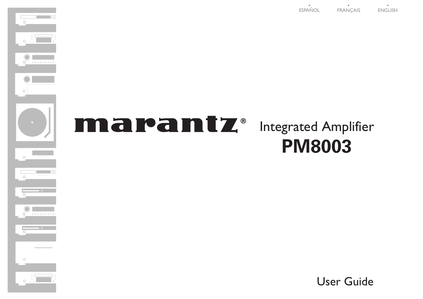 Marantz PM8003 User Guide