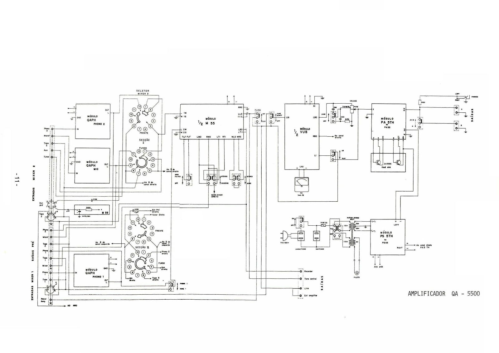 QUASAR QA5500 Schematic