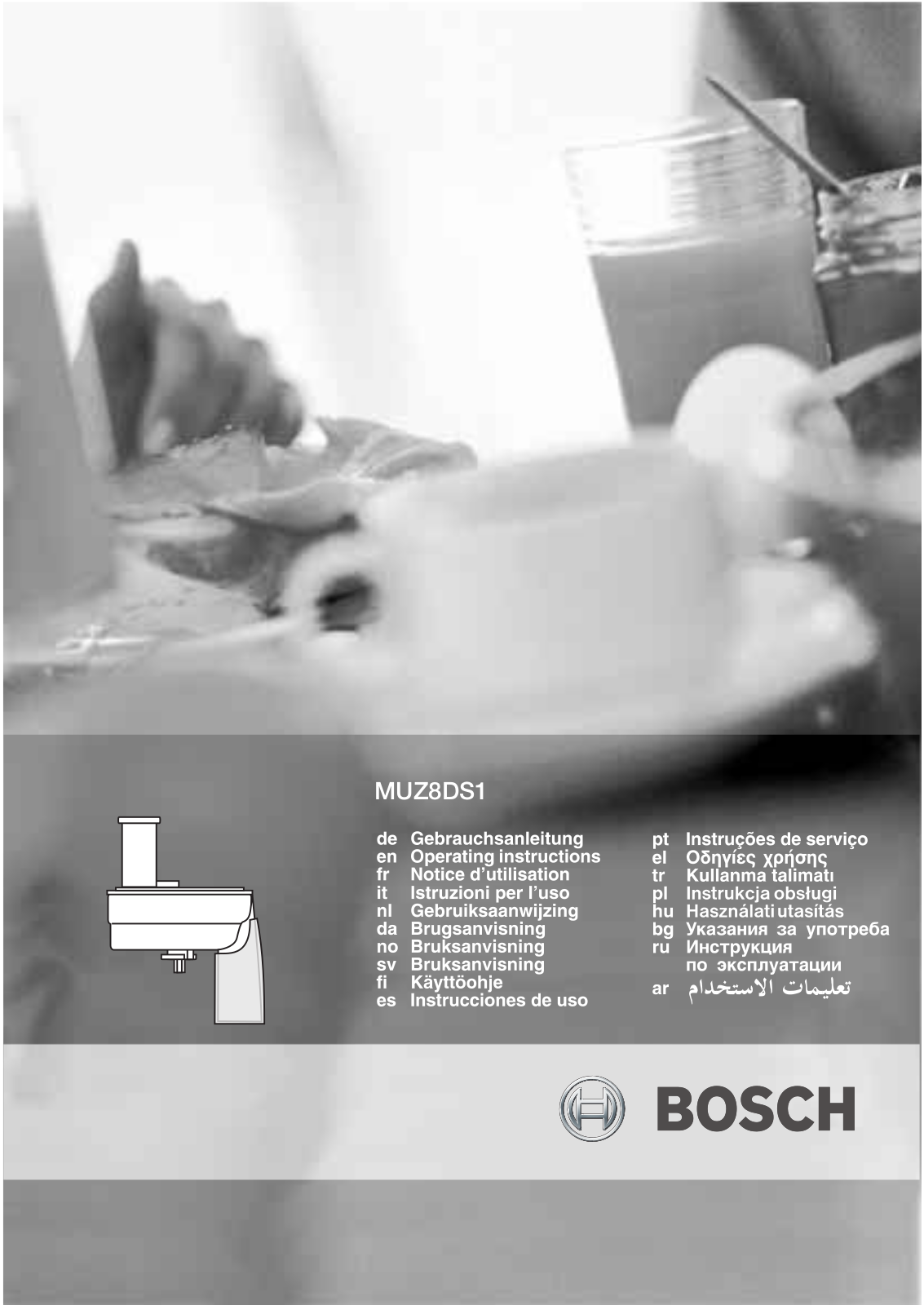 Bosch MUM 84MP1 User Manual