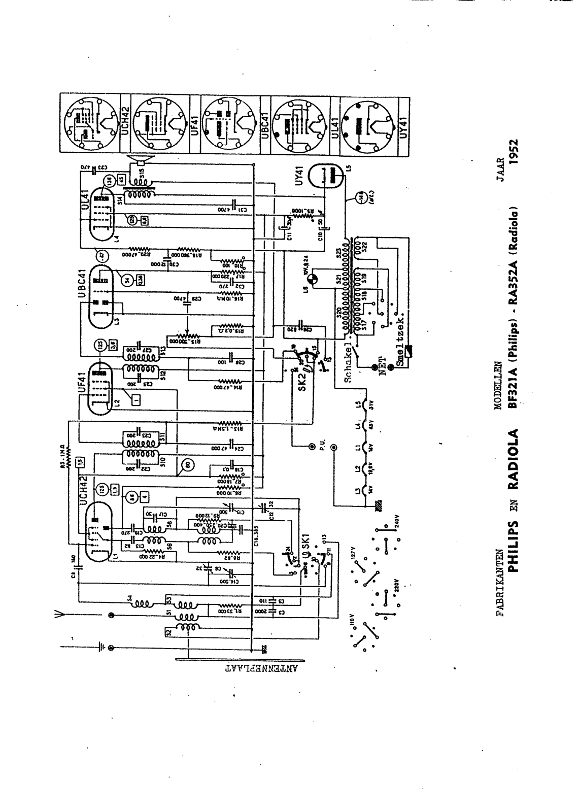 Radiola RA-352A Schematic