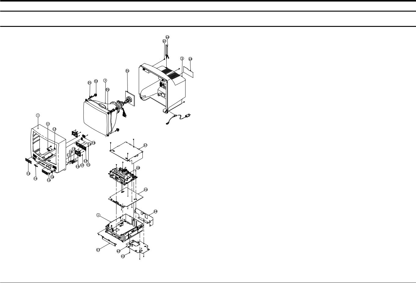 Samsung TW531VCZ1S, TW331VDZ1S, TW501VCZ1S-BWT Expoioded View and Parts List