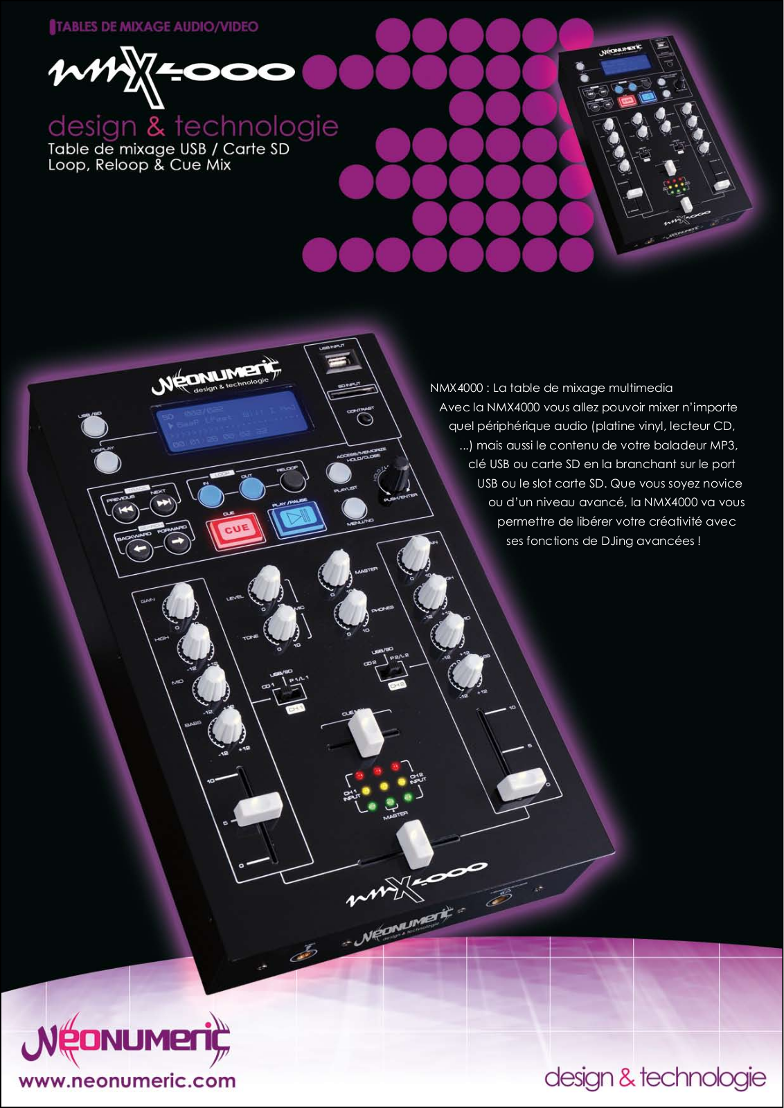 NEONUMERIC NMX4000 User Manual