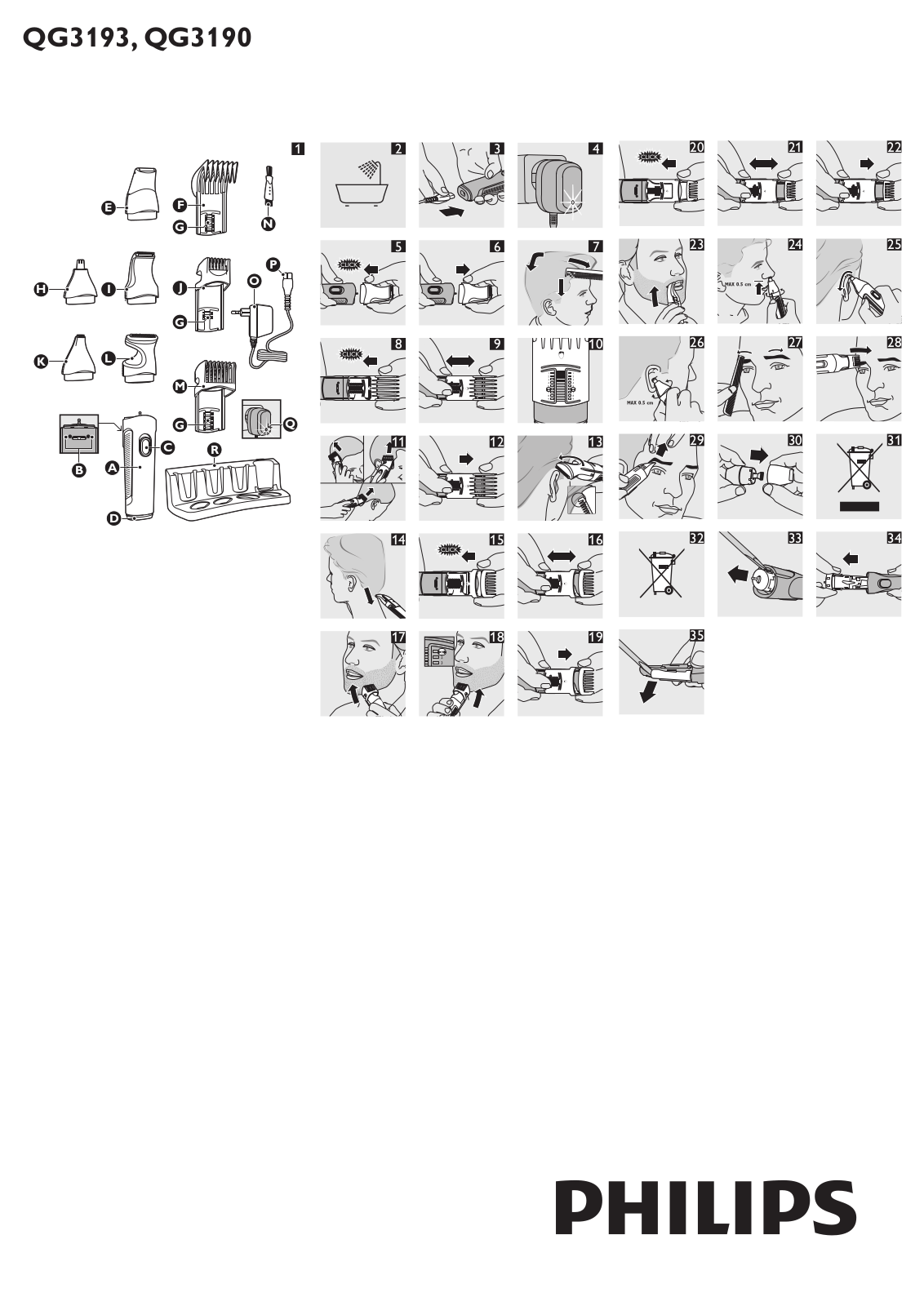 Philips QG3193 User Manual